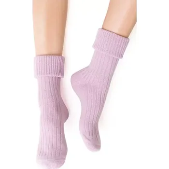 Pánské ponožky Dámské ponožky na spaní 067 světle fialová - Steven světle fialová 35/37