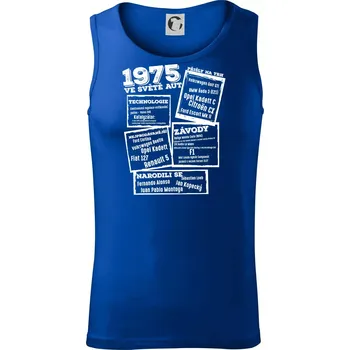 V kostce pro fanouška automobilismu 1975 - Tílko pánské Core - XL ( Královská modrá )