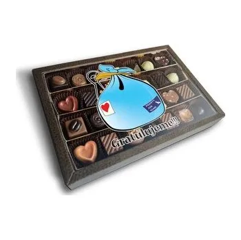 Bonboniéra Pralinky Gratulujeme!!! 2 : 28 ks pralinek