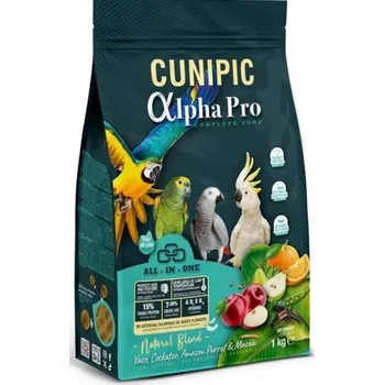 Krmivo pro ptáka CUNIPIC Alpha Pro Natural velký papoušek 1kg
