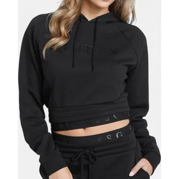 Dámská mikina Dámská černá mikina Guess - Velikost S, Barva Černá M56346 Q4GQ06KARD0