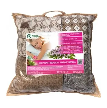 Polštář Cedrový polštář s TYMIÁNEM 50x50cm ,,ELITE,, se sinteponem TML R050