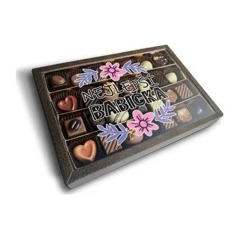 Bonboniéra Pralinky Nejlepší babička: 28 ks pralinek