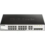 D-Link DGS-1210-20 20-port Gigabit Smart+ Switch, 16x GbE, 4x RJ45/SFP, fanless