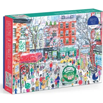 Puzzle Puzzle Vánoce v Greenwich Village 1000 dílků GALISON