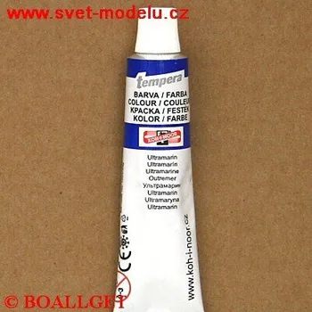 Speciální výtvarná barva Temperová barva 16 ml ultramarin (tmavě modrá) tuba KOH-I-NOOR 220066