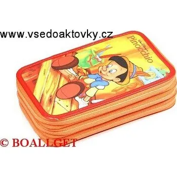 Penál PENÁL PINOCCHIO, 3.zipový, umyvatelný 361901