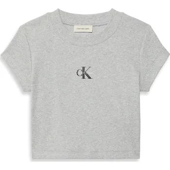 Dámské tričko Tričko Calvin Klein Jeans Grey Heather 1166045 14 (L)
