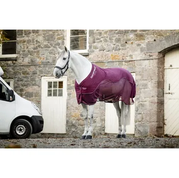 Deka pro koně HORSEWARE Deka transportní Signature Horseware, burgundy Délka zad: 145 cm
