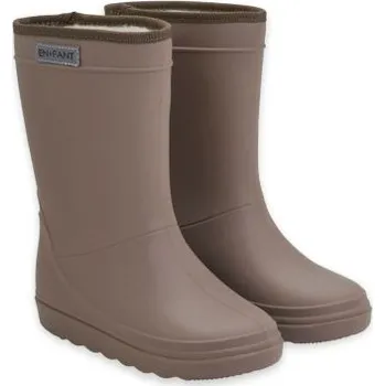 Dívčí holínky En Fant Dětské termo holínky Solid - Pine Bark, vel. 25