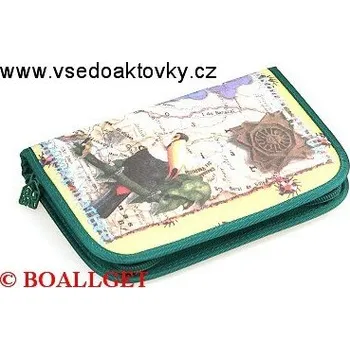 Penál PENÁL Animal nature, 1.zipový , textil 364705