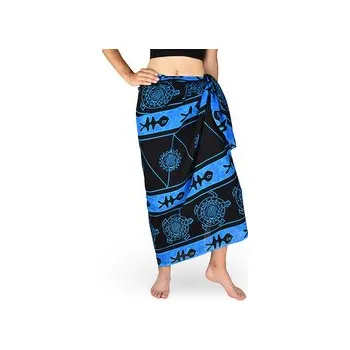 Šátek Sarong - Pareo REN, Aztec, modrý