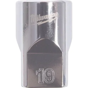 Gola hlavice MILWAUKEE Standardní metrická nástrčná hlavice, 1/2", 19mm, 12-PT