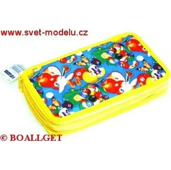 Penál PENÁL Ovoce II, 2.zipový, textil 362308