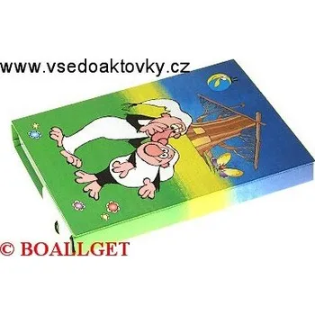 desky na sešit ŠKOLNÍ DESKY BOX A5 s gumičkou Křemílek a Vochomůrka 14909304