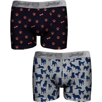 Pánské spodní prádlo Pánské boxerky JF2BEF29 2PACK vel.M- John Frank