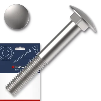 Šroub Šroub vratový M5x30 ZB DIN 603 4.8 sáček-20ks