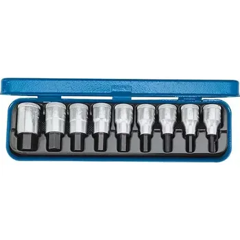 Bit Sada adaptér-bity 1/2" vnitřní 6-hran 3/16" do 5/8" 9 ks. GEDORE