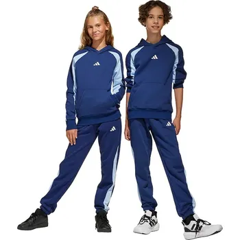 Dětské tepláky adidas modrá barva, JC7530 57X, vel. 140