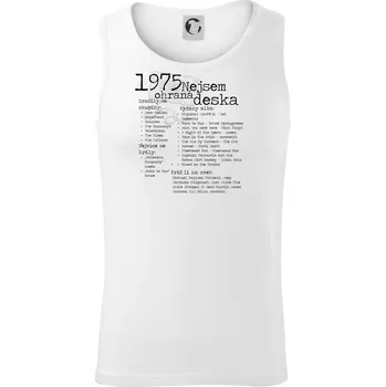 Nejsem ohraná deska 1975 - Tílko pánské Core - L ( Bílá )