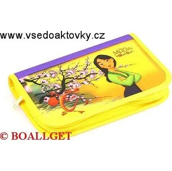 Penál PENÁL MULAN, 1.zipový, 2 klopy, textil T-48 D 363901