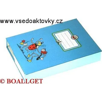 desky na sešit ŠKOLNÍ DESKY BOX A5 Ferda Mravenec modrý 14000701