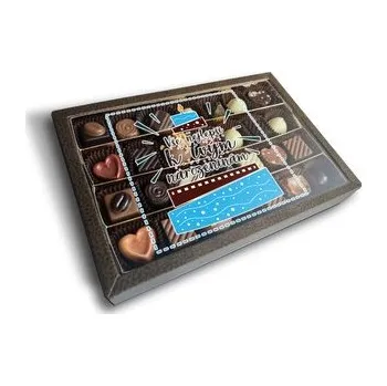 Bonboniéra Pralinky Vše nejlepší k tvým narozeninám: 28 ks pralinek