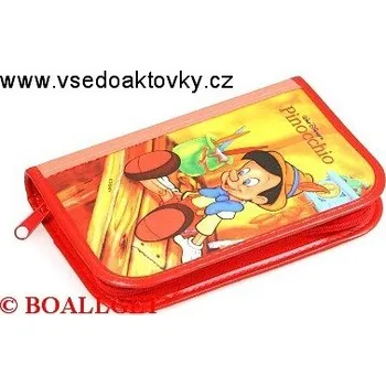 Penál PENÁL PINOCCHIO 2, 1.zipový, 2 klopy, textil T-48 D 363911