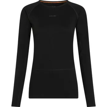 Dámské tričko Dámské funkční triko Icebreaker Women Merino 200 ZoneKnit LS Crewe Velikost: L / Barva: černá