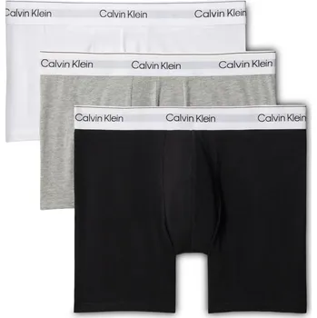 Boxerky Set 3 kusů boxerek Calvin Klein MP1 – šedé/bílé/černé - Calvin Klein