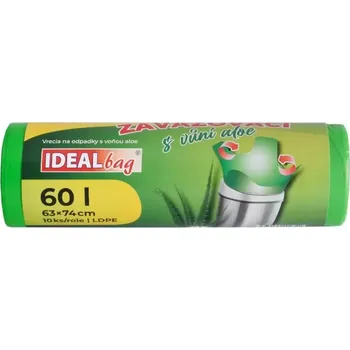 Pytle na odpadky Pytle na odpadky zavazovací 60l/10ks s vůní ALOE