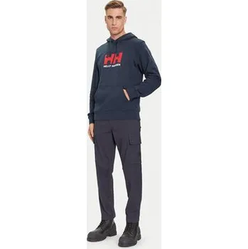 Pánská mikina Helly Hansen Mikina HH Logo 54582 Tmavomodrá Regular Fit XL