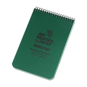 Set školních potřeb Modestone - Notes wodoodporny - 96 x 148 mm - 50 kartek - Zielony - A33MIL