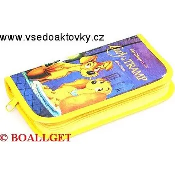 Penál PENÁL LADY A TRAMP, 1.zipový, omyvatelný T-47/1 D 363709