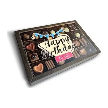 Bonboniéra Pralinky Happy Birthday to you : 28 ks pralinek