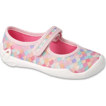 Dívčí bačkory BEFADO 114X514 dívčí balerínky barevné 29 114X514_29