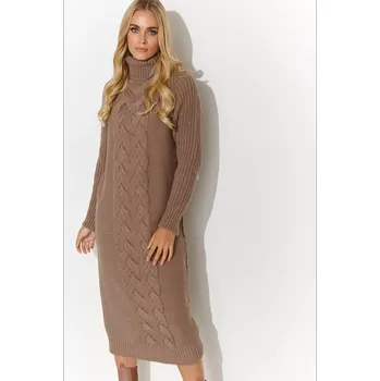 Dámská móda Denní šaty model 185220 Makadamia universal