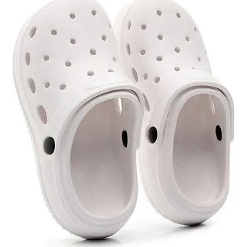 Chlapecké bačkory Dětské sandály z pěny Crocs s otvory Velikost: 19-20, Barva (Varianta): Bílá