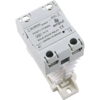 Relé Bezkontaktní relé SSR AA s chlazením, AC-AC, 70-280VAC/24-480VAC 10 A