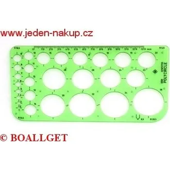 KOH-I-NOOR Šablona kružnicová 210119