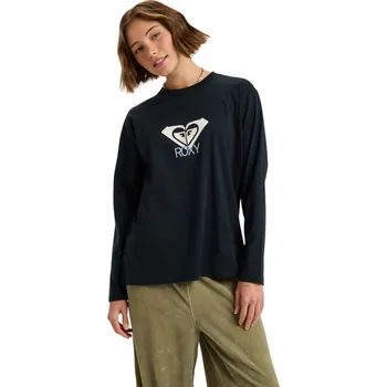 Dámské tričko tričko Roxy Hangloose Art LS - KVJ0/True Black S