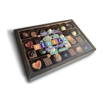 Bonboniéra Pralinky Když Bůh stvořil dědečky: 28 ks pralinek