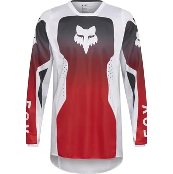 cyklistický dres Dres - FOX 180 Shield Jersey 2025 - Fluo Red XL