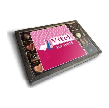 Bonboniéra Pralinky Vítej na světě 4: 28 ks pralinek
