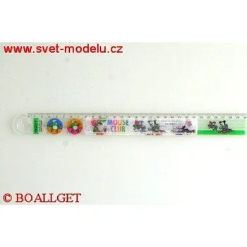 pravítka Pravítko 30 cm s korálkama 2101031