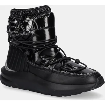Dámská zimní obuv Sněhule EA7 Emporio Armani černá barva, AF18570.7X000328 99X, EUR 38 2/3
