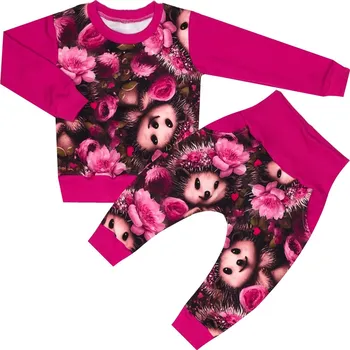 Tepláková souprava - Ježeček (bez kapuce) Velikost: 80