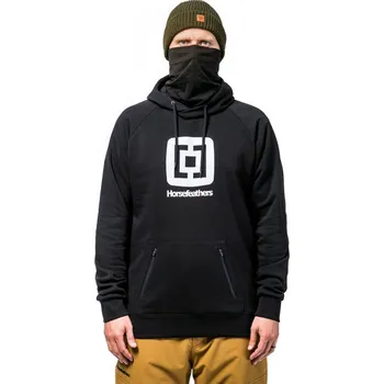 Pánská mikina Technická mikina Horsefeathers Sherman black S 2026 - Odesíláme do 24 hodin