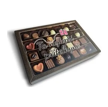 Bonboniéra Pralinky Ta nejlepší přítelkyně: 28 ks pralinek