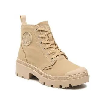 Dámská zimní obuv Palladium Turistická obuv Pallabase Twill 96907-227-M Béžová 39